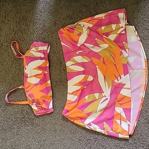 Kona Sol 2 piece with swim skirt Size 2XL